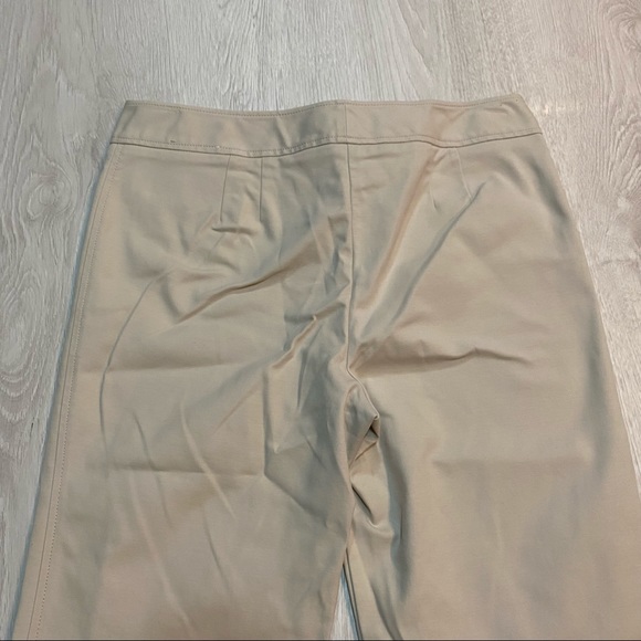 Ann Taylor Cream Wide-Leg Trousers - Picture 5 of 12